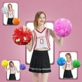 thumbnail image 6 of Hlonon 4 Pack Cheerleader Pom Poms Sports Dance Cheer Plastic Pom Poms Cheerleading for Sports Team Spirit Cheering, 6 of 10