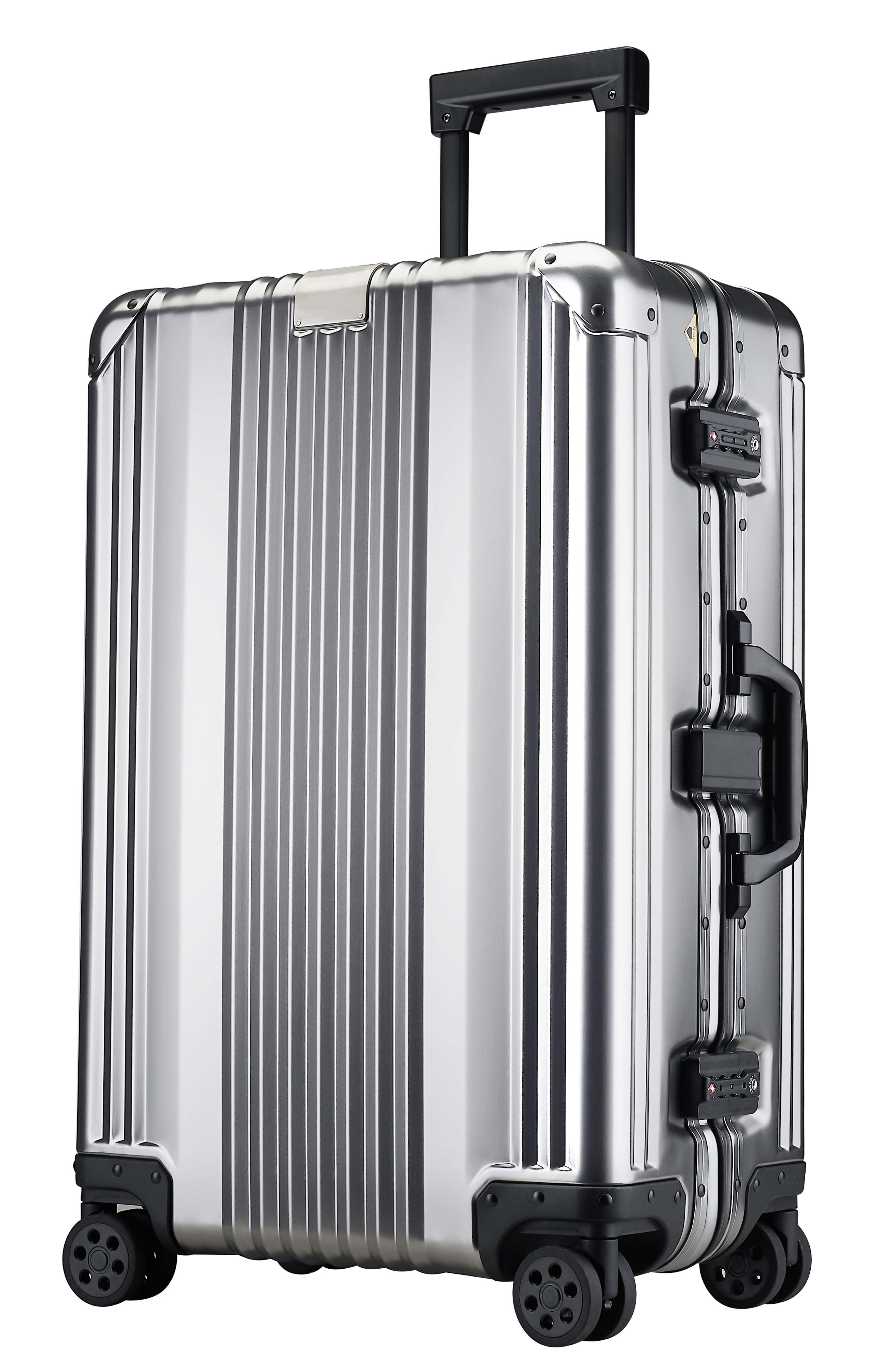 MIERSPORT Travel Suitcase Aluminum Frame Universal Wheel Rolling Luggage Bag