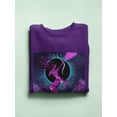 thumbnail image 3 of Artshine Sagittarius, I See Sweatshirt Women -Arvee Gibson Designs, Female 5X-Large, 3 of 4