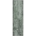 thumbnail image 2 of Addison Rugs Mayfield Premium Machine Washable Transitional Stripes Green Runner Rug, 2'3" X 7'6" Machine Washable Transitional Stripes Green Oversized Sherpa Throw Blanket, 2 of 6
