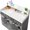 White, variant on Waterproof Washer Dryer Countertop with Non Slip Pads,Wood Topper with Shelf and Edge,Double Layer Organizer Dryer Covers,54" Width x 27.5" Depth,for Laundry Counter Storage Organization,Grey Stripe