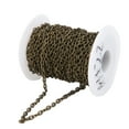 thumbnail image 4 of Craft Chain, Fine Lanyard Accessories Iron Chain 10 Meters Simple  For Christmas 075  Color,554 Bronze, 4 of 8