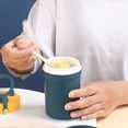 thumbnail image 2 of Compartimento Bento Box portátil con tenedor y cuchara de plástico a prueba de fugas para niños y adultos, 2 of 6