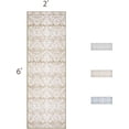 thumbnail image 4 of vfytbgnhj Boho Area Rug 8x10 Carpet Rugs for Living Room Bedroom Moroccan-Machine Washable Rugs for Bedroom Dining Room Living Room Rug Neutral Nursery Rug Pink, 4 of 7