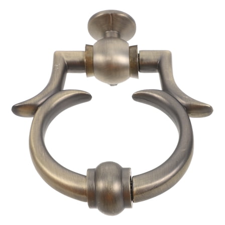 CIMAXIC 1Pack Brown Door Knockers For Front Door Zinc Alloy Knock Sound