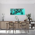 thumbnail image 2 of Hieng Gamer Canvas Wall Art for Living Room Red and Black Picture Wall Decor Gaming Ombre Office Wall Decorations Artwork Posters Geometry Square Wall Painting（Only canvas）, 2 of 6
