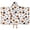 Classic Elements Halloween, variant on Celestial Wolf Halloween Pattern Hooded Bath Towel，50"x30" for Ages 3 To 12 Kids, Quick Dry Lightweight Soft Microfiber Hood Beach Towel Cover Up for Kids