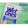 WET ONES Sensitive Skin Hand Wipes, Singles Extra Gentle Fragrance & Alcohol Free 24 ea (Pack of 5)