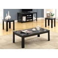 thumbnail image 2 of Monarch 3 Piece Table Set - Black/Grey, 2 of 3