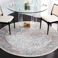 thumbnail image 2 of SAFAVIEH Martha Stewart Cedar Oregon Area Rug, Grey/Blue, 6'7" x 6'7" Round, 2 of 9