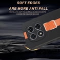 thumbnail image 5 of KADEM For Xiaomi Redmi Note 14 Pro 5G Case Leather TPU Acrylic Anti-Scratch Phone Cover - Orange, 5 of 5