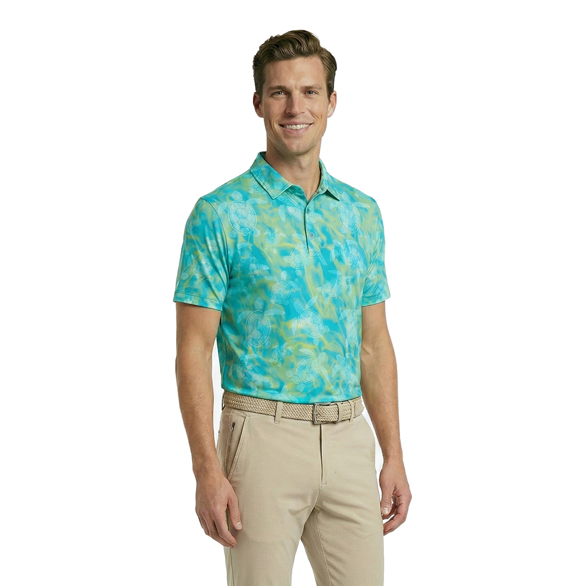 Birdie Bound Men's Golf Polo Shirt with UPF 50+ Protection photo 4