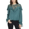 WILLIAM RAST Zadie Ruffled Illusion Top Balsam M
