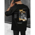 thumbnail image 3 of Don't Dream Your Life Live Your Dream-ropa para hombre, camisetas de moda de verano, ropa de calle, camisetas holgadas de algodón 100%, camiseta transpirable, 3 of 5