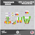 thumbnail image 3 of Kalair GFX Graphics Kit for Losi Promoto-Mx Rc Motorcycle Dirt Bike (All Years) Throwback Series, 3 of 5