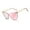 Pink, variant on FEISEDY Trendy Polarized Women Sunglasses, Retro Womens Square Cat Eye Sun Glasses B4134