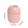 thumbnail image 3 of Bedroom Mini Humidifier USB - Portable 220ml/420ml Cool Mist Device with Auto Shut-off, Silent Operation for Home, Office & Travel, Mood Light, 3 of 6