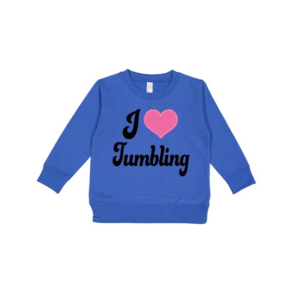 Inktastic I Love Tumbling Toddler Sweatshirt