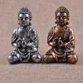 thumbnail image 3 of Buddha Estatua Figurita Escultura de Buda Meditación de Sakyamuni Tathagata India de Resina Artesanía Decoración Yoga de /Pta/Cobre Yotijar Escultura de resina de Buda, 3 of 8