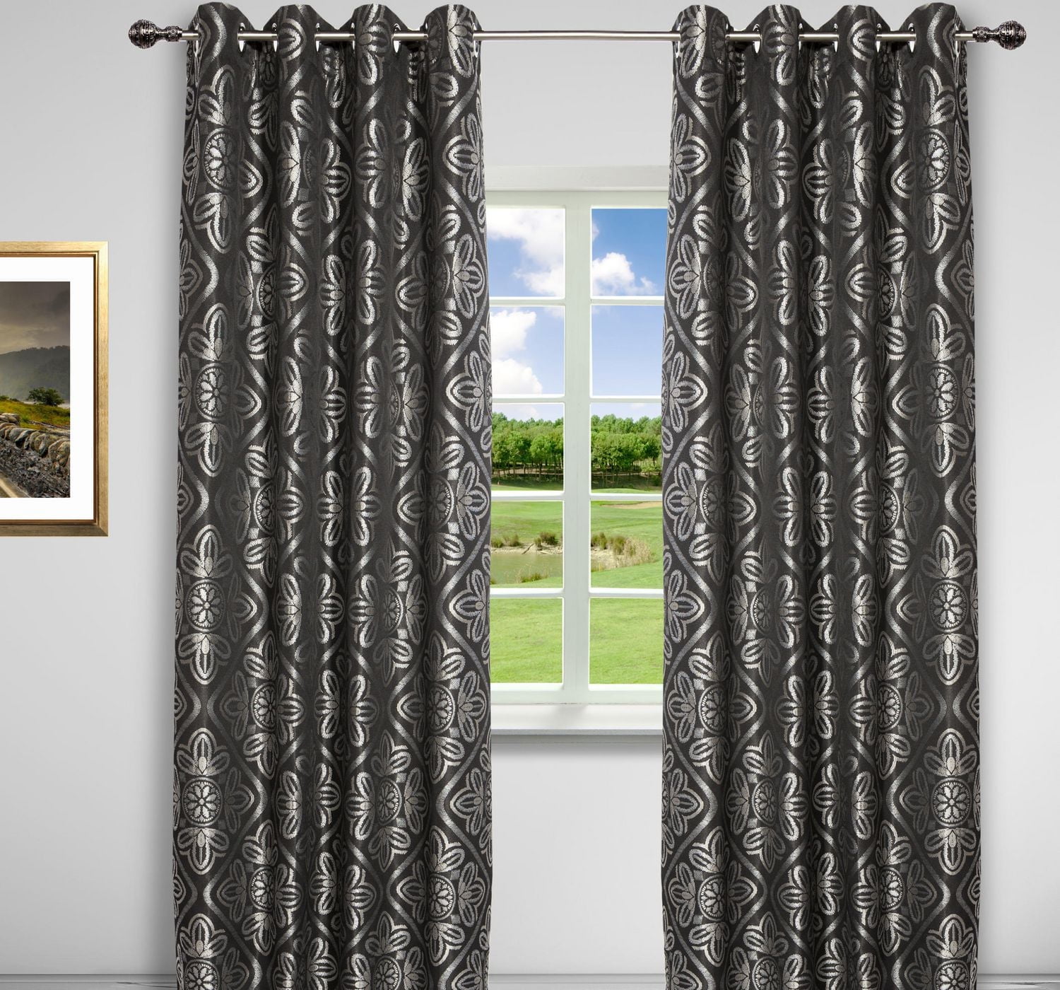 Gouchee Design Henna Lined Panel