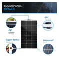 Folding solar panels 1PCS ~10PCS 100W 18V Single Crystal Flexible Solar Panel 12V/24V Battery 100W 200W 300W 500w 800w 1000w Solar charger