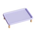 thumbnail image 2 of hengtong Cat Dispenser Raised Stand Cat Water Bowl Dispenser Stand Cat Dispenser Rack Violet, 2 of 9