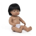 thumbnail image 1 of Miniland Poupée Bébé Anatomique Correcte 15 Pieds', Garçon Hispanique, 1 of 5