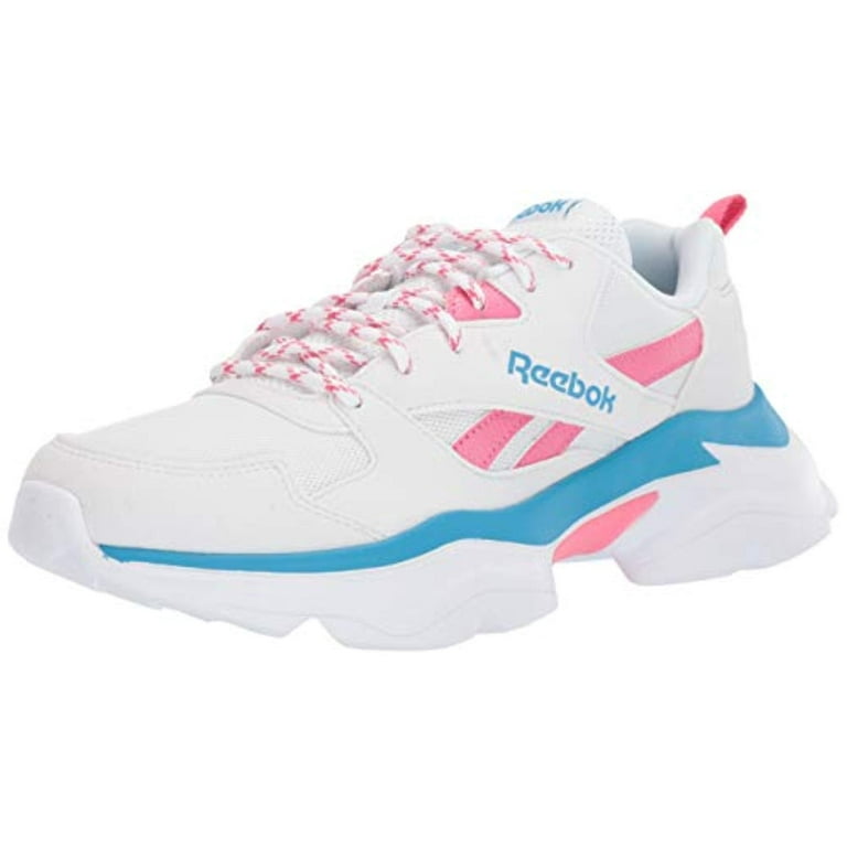 Women's Reebok Royal Bridge Sneaker White/Astro Pink/Bright Cyan