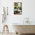 thumbnail image 4 of CDDposter Funny Cat Using Bathtub Bubble Bath Wear A Shower Cap Posters Colorful Aesthetic Canvas Wall Art Humor Animals Botanical Prints Painting For Home Bedroom Dorm Wall Decor 24X36in, 4 of 7