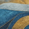 thumbnail image 2 of Dalyn Rugs Machine Washable Indoor/Outdoor Chantille Blue 10' x 14' Rug, 2 of 9