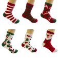 thumbnail image 2 of Guardurnaity 1 par de calcetines cómodos coloridos hasta media pantorrilla para mujer, calcetines informales antideslizantes de Navidad con suelo Medias dos, 2 of 6