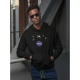 thumbnail image 2 of NASA Nasa Logo Floating Objects Hoodie Men -NASA Designs, Male Large, 2 of 4