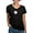 Black, variant on CafePress - Crown Chakra Women's V Neck Dark T Shirt - Women's V-Neck Dark T-Shirt