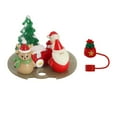 thumbnail image 2 of LmnLft Christmas Cup Accessories Set, Reusable 12mm Straw Caps, Holiday Straw Topper Decorations for Stanley Tumblers, Festive Drinkware Ornament Set, 2 of 6