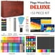 thumbnail image 2 of Art Supplies Caliart, set de arte de madera de lujo con estuche, paquete de 153 unidades, 2 of 7