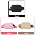 thumbnail image 2 of Paquete de cintura Fanny Pack Riñonera Riñonera Bandolera con correa ajustable para hombres y mujeres Entrenamiento al aire libre Ciclismo Senderismo Correr Viajar, 2 of 6