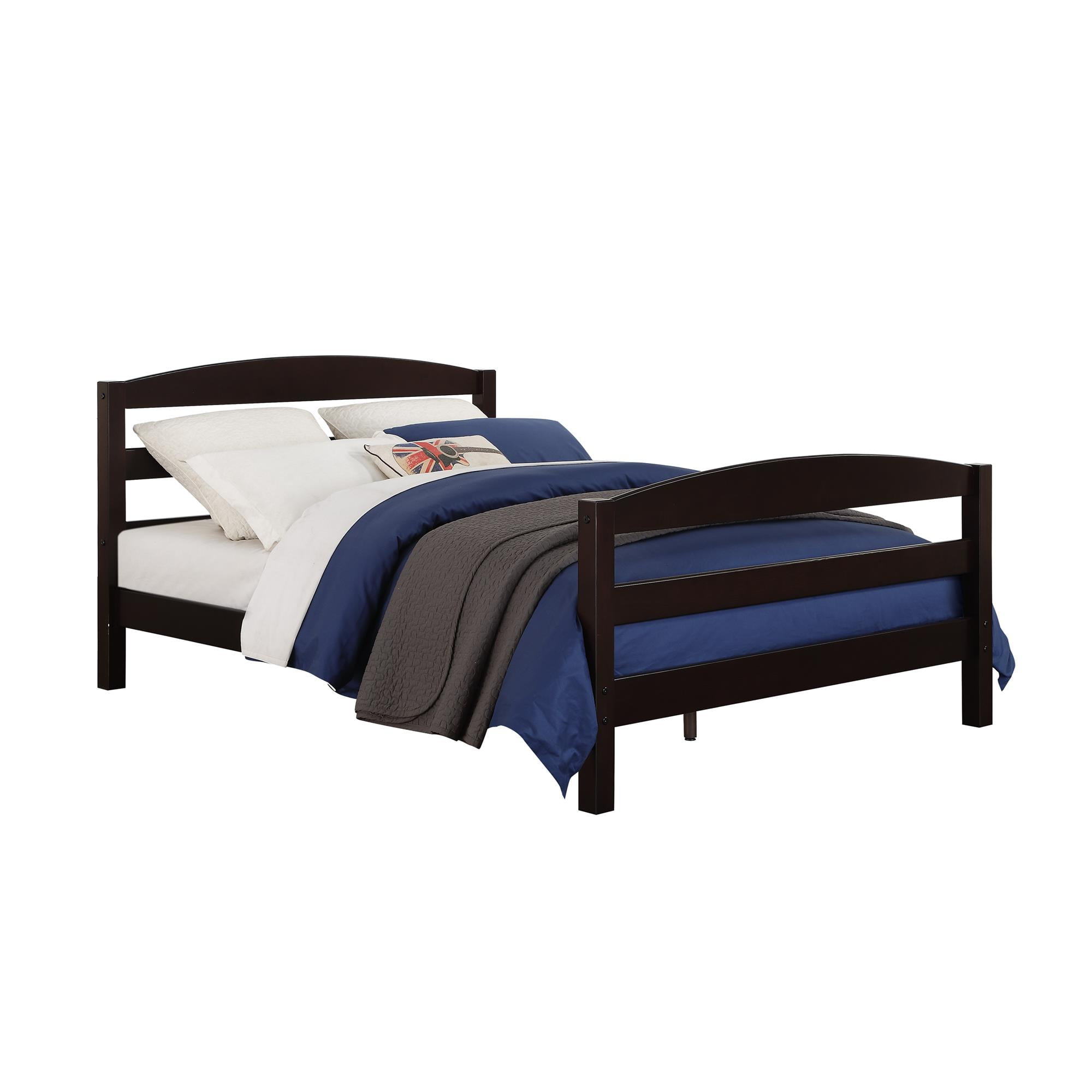 Better Homes and Gardens Leighton Wood Bed, Full Size Bedroom Frame