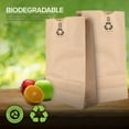 thumbnail image 6 of 8 Lb Kraft Brown Paper Lunch Bags (1000 Count) - Bulk Disposable Lunch sacks, Small Size Blank Bag, Good for a Snack, Sandwich, Grocery Food, and Arts & Crafts Projects, Stock Your Home, 6 of 6