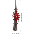 thumbnail image 2 of 2pcs Decorative Alligator Hair Clips, Rhinestone Duckbill Metal Hair Clips（Color 2）, 2 of 5