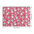 Area Rugs, French Bulldog And Heart Washable Large Rugs for Living Room
