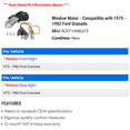 thumbnail image 2 of Window Motor - Compatible with 1975 - 1982 Ford Granada 1976 1977 1978 1979 1980 1981, 2 of 2