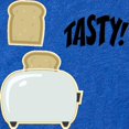 thumbnail image 2 of CafePress - FIN Toast Tasty - Cute Infant Baby Football Bodysuit, 2 of 3