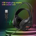 thumbnail image 4 of Gwong Electrónica ARQUIDAD AK3 AURICULAR AURICULAR LUMINOUS RGB EFECTO LIGHTE SOBRE EL AURICANTE DE GAMINJO ESTÉREO CON MICO PARA EL GAMER, 4 of 6