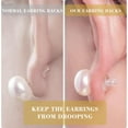 thumbnail image 2 of Monebena Silicone Earring Backs for Droopy Ears/Heavy Earring,10 Pcs 925 Silver No-Irritate Hypoallergenice Earring Backs Replacements,Soft Clear Locking Earring Backs for Studs(White), 2 of 8