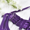 thumbnail image 3 of Gibobby Conjunto de lencería de talla grande para mujer con tirantes y encaje(Azul, M), 3 of 5