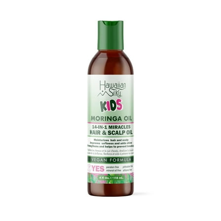 Hawaiian Silky Kids Moringa Oil Shea Butter Oil, 4 oz