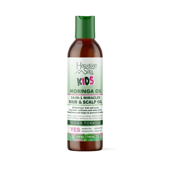 Hawaiian Silky Kids Moringa Oil Shea Butter Oil, 4 oz
