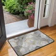 thumbnail image 2 of Gray Marble Gold Hexagon Pattern Door Rugs,Washable Non Slip Door Mats Indoor,Decorative Door Mats,Entry Mat Indoor for Entrance,Bedroom,Kitchen,Bathroom,30"x17", 2 of 6
