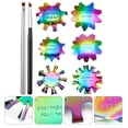 thumbnail image 3 of 1 Set Stainless Steel Nail Template French Manicure Template DIY Steel Plate, 3 of 8