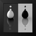 thumbnail image 2 of Bunjamin, Antonyus 12x12 Black Modern Framed Museum Art Print Titled - Yin Yang Eggs, 2 of 5